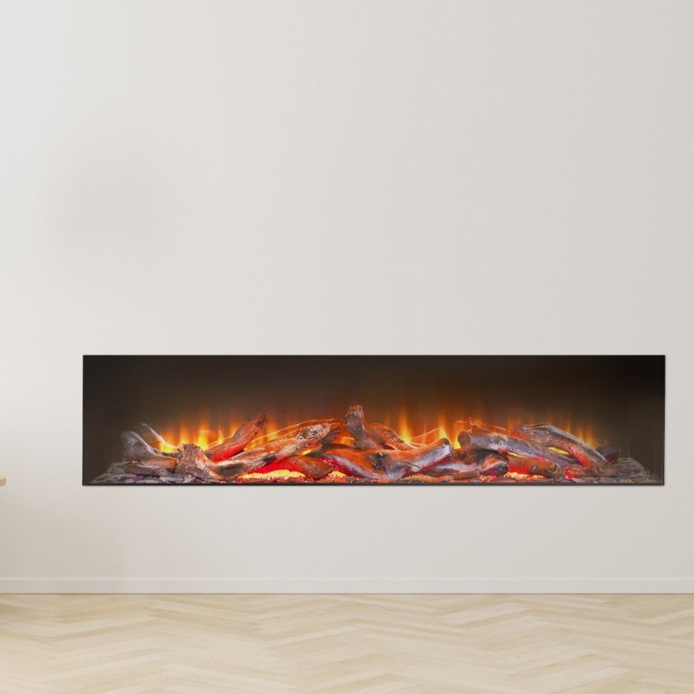 Acantha Ignis 1500 (61") Media Wall Electric Fire - Fully Inset Installation