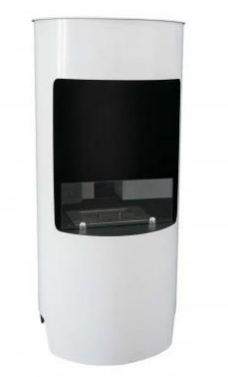 Scandiflames Montgomery Open Bioethanol Stove in White - 1.9 kW