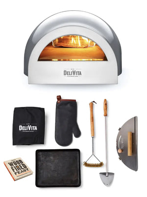 Delivita The Hale Grey Pizza Oven Wood Fired Collection