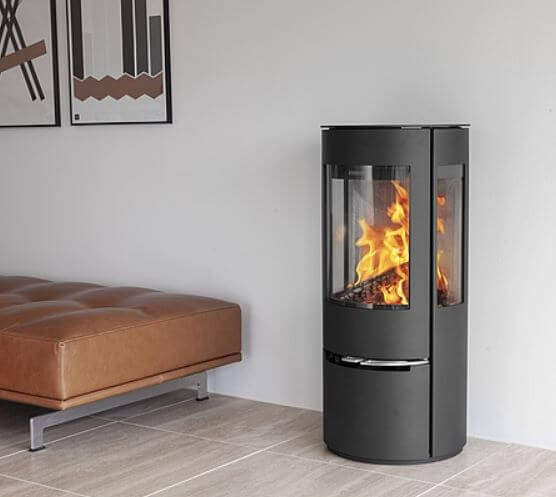 Aduro 22 Wood Burning Stove with Side Glass DEFRA 5kW