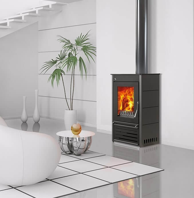 Woodfire CX8 Contemporary Wood Burning Boiler Stove