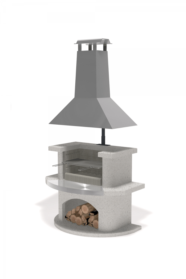 Buschbeck Venedig Masonry BBQ with Hood