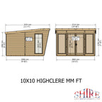 Shire 10x10 Highclere Summerhouse