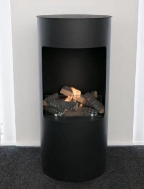 Scandiflames Montgomery Open Bioethanol Stove in Black - 1.9 kW