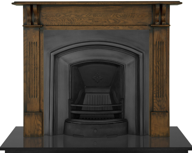 Carron London Plate Cast Iron Period Fireplace Insert (40") | Victorian