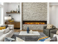Acantha Aspire 200 (81") Media Wall Electric Fire - Fully Inset Installation