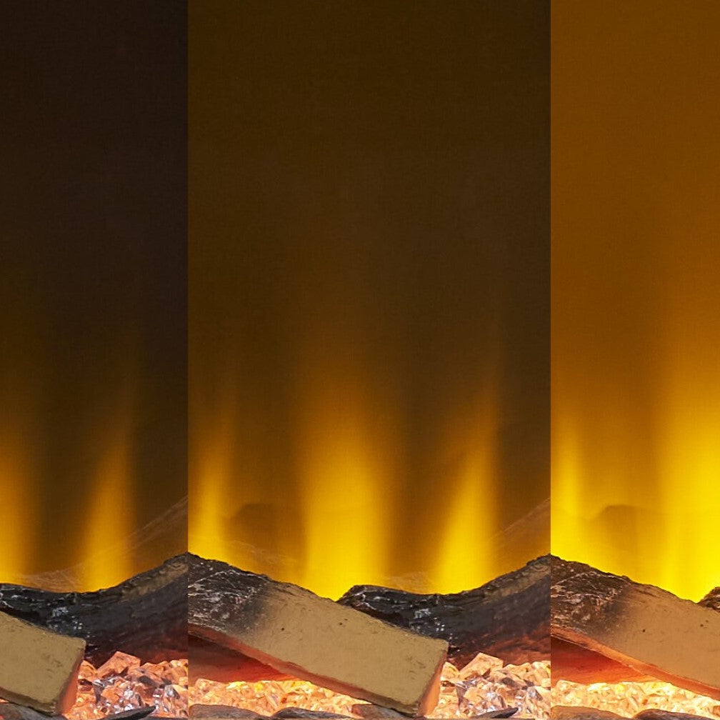 Acantha Aspire 125 (51") Media Wall Electric Fire - Fully Inset Installation