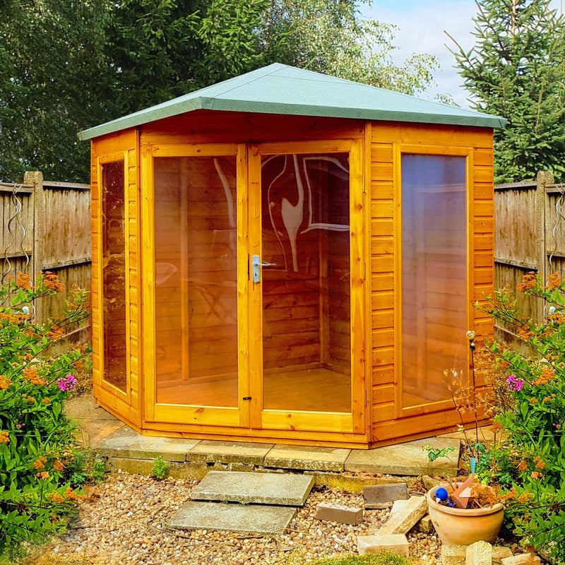 Shire 7x7 Larkspur Corner Summerhouse