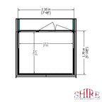 Shire 8x6 Highclere Summerhouse
