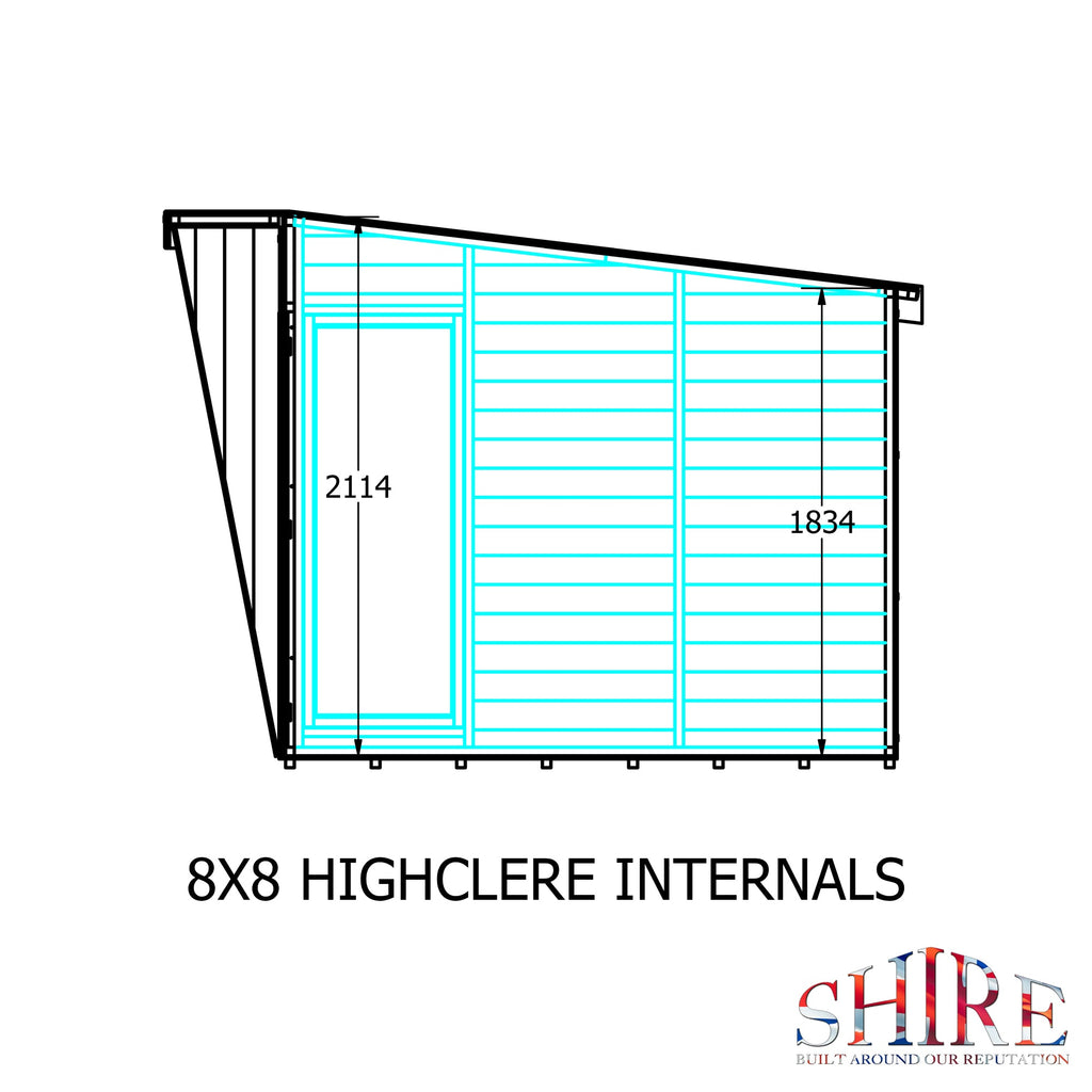 Shire 8x8 Highclere Summerhouse