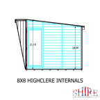 Shire 8x8 Highclere Summerhouse
