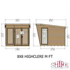 Shire 8x8 Highclere Summerhouse