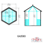 Shire Gazebo Summerhouse 7x6