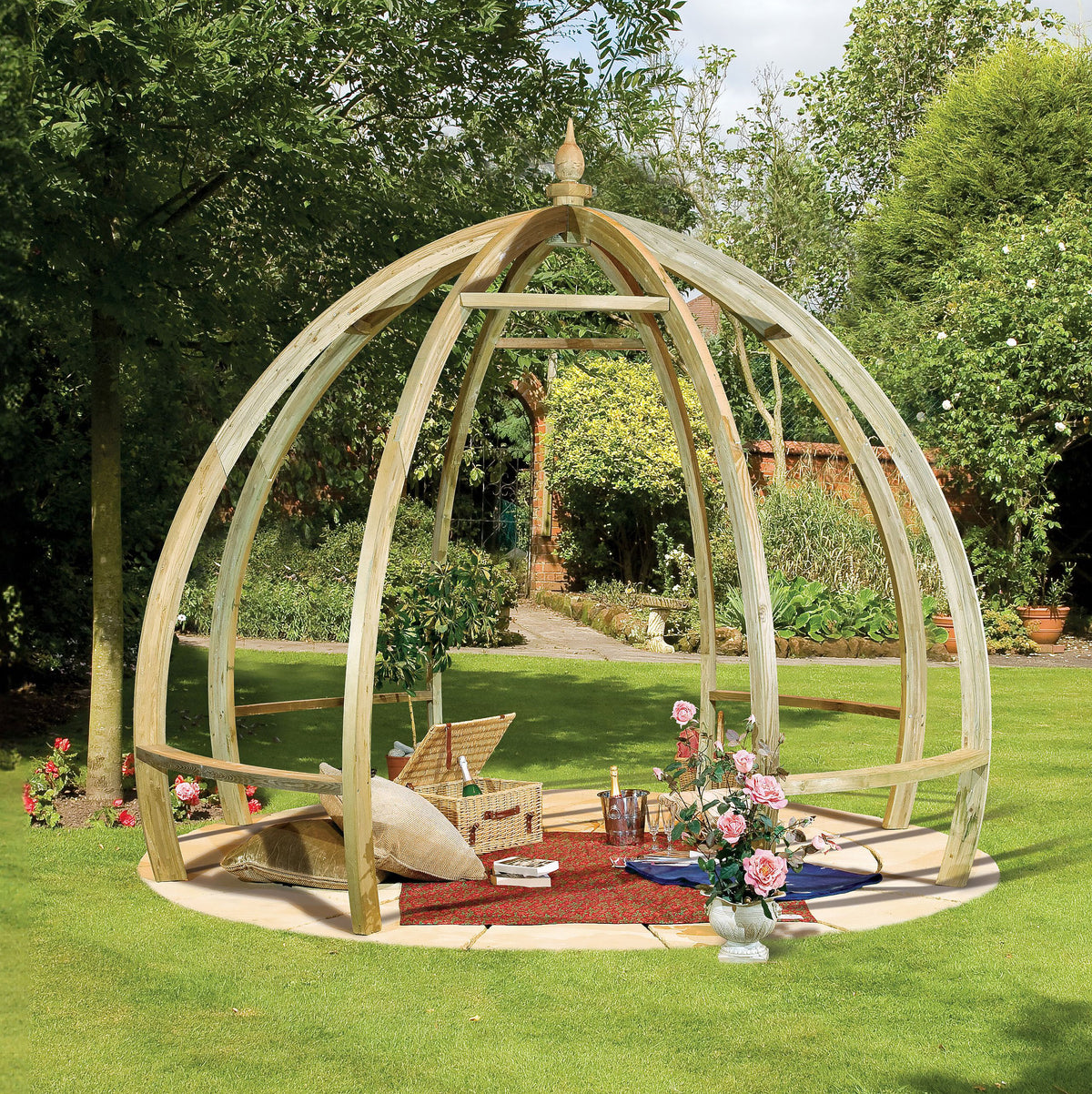 Grange Apollo Dome Shaped Pergola, Pressure Treated