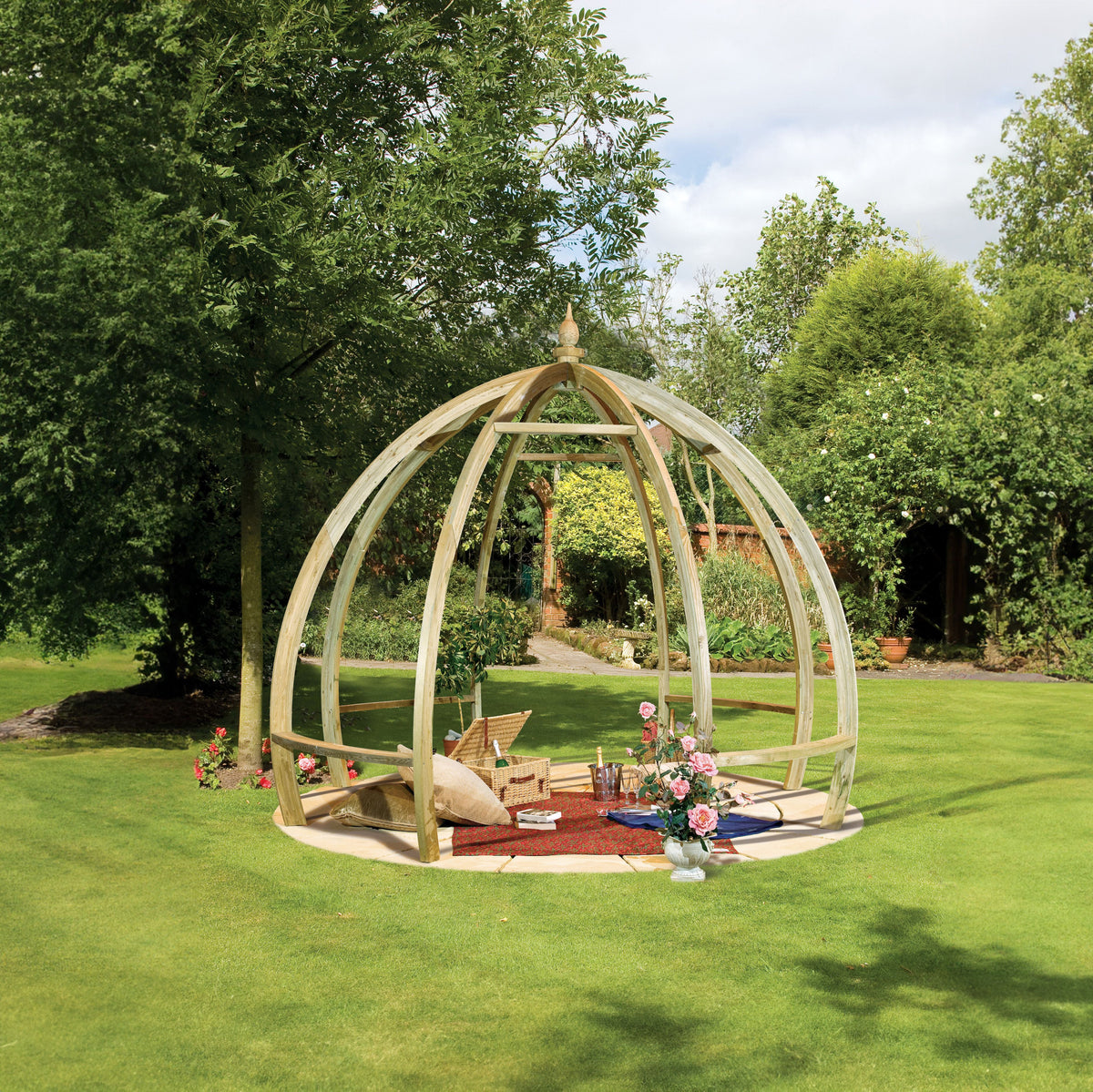 Grange Apollo Dome Shaped Pergola, Pressure Treated