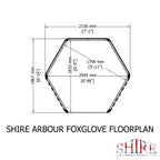 Shire Pressure Treated Garden Arbour