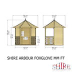 Shire Pressure Treated Garden Arbour