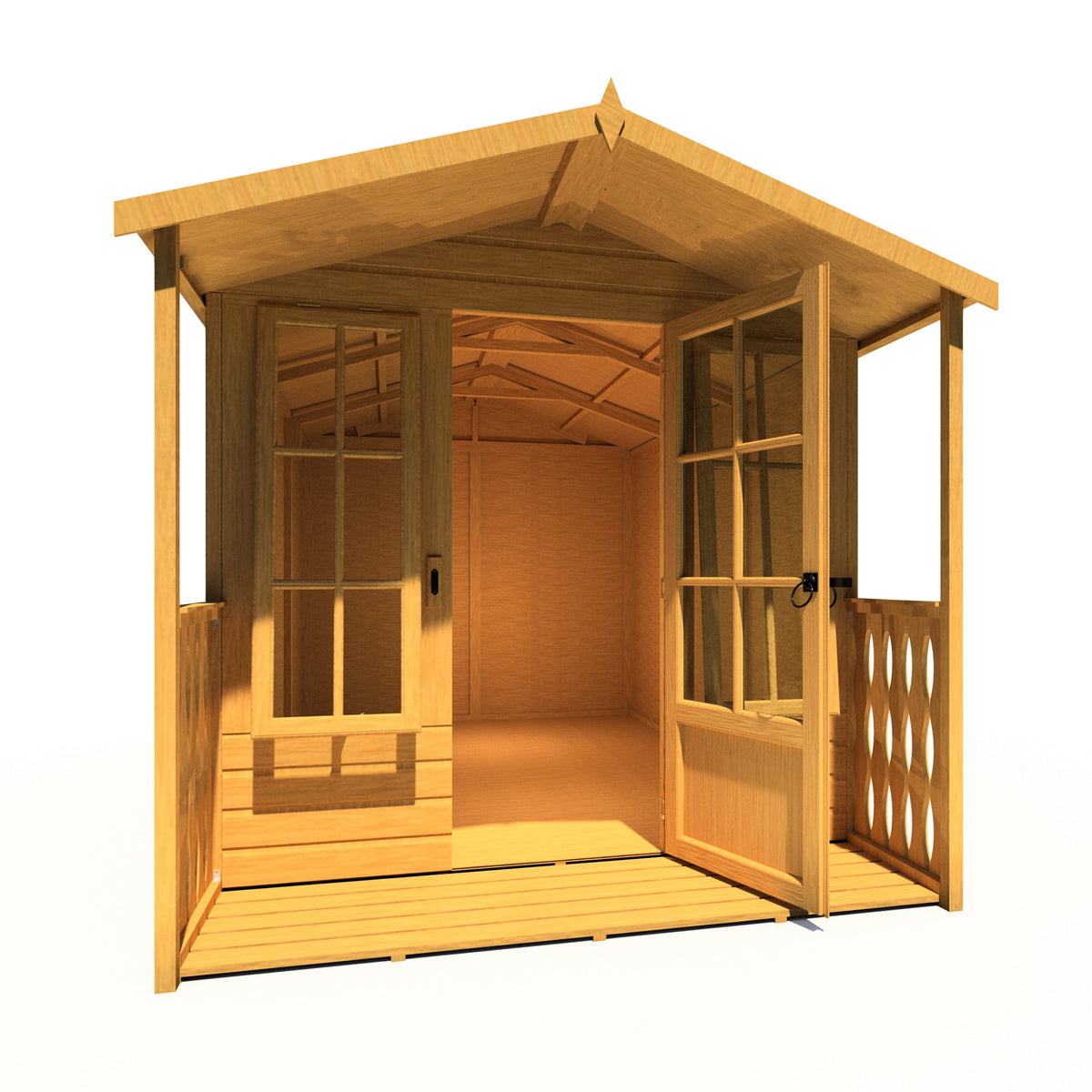 Shire 7x10 Badminton Summerhouse & Veranda
