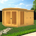 Shire 8x12 Barclay Summerhouse with Side Shed