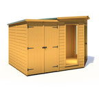 Shire 8x12 Barclay Summerhouse with Side Shed