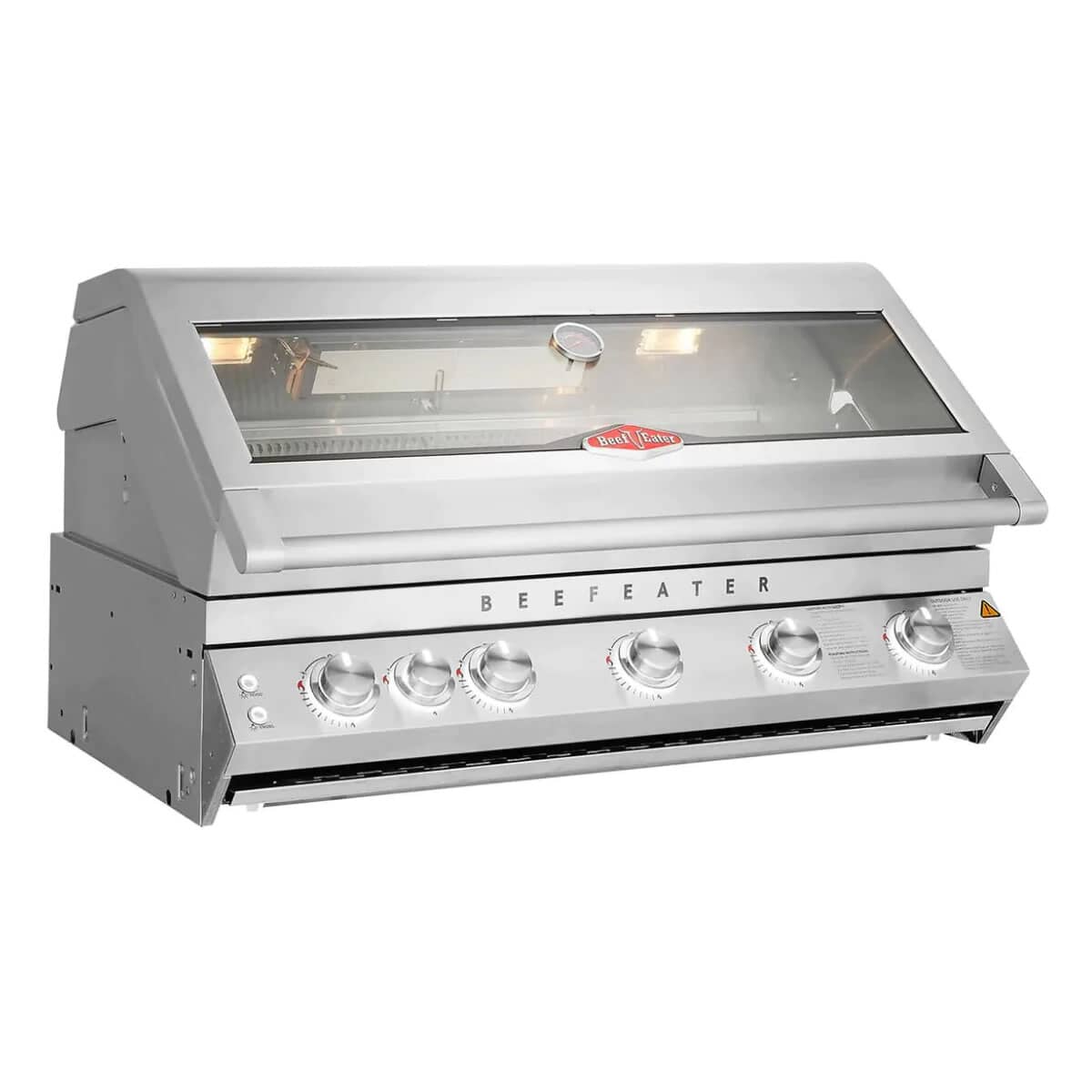 BeefEater Gas BBQ - 7000 Premium (304 Stainless Steel) 5 Burner Built In BBQ