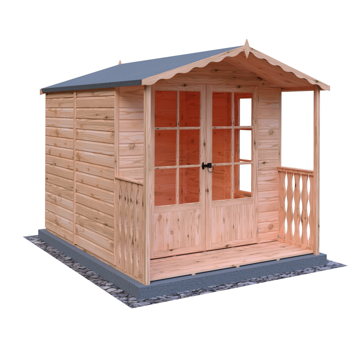 Shire 7x10 Buckingham Summerhouse & Veranda