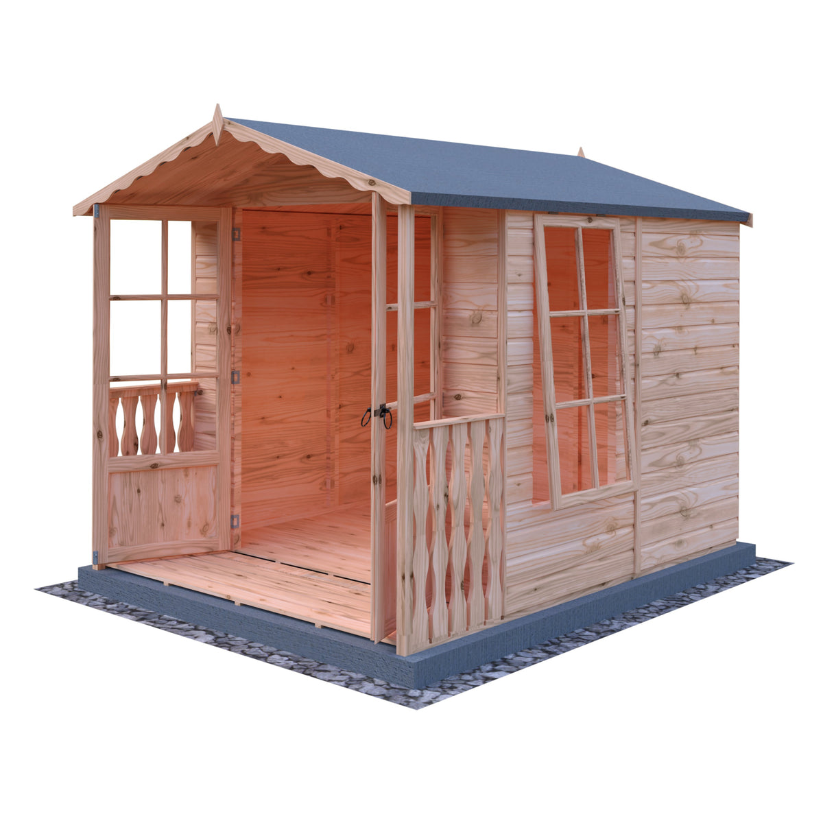 Shire 7x10 Buckingham Summerhouse & Veranda