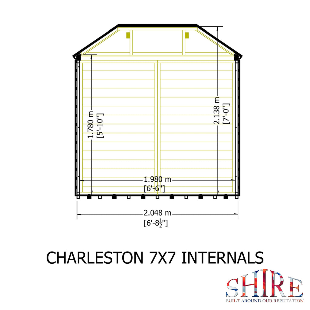Shire 7x7 Charleston Summerhouse