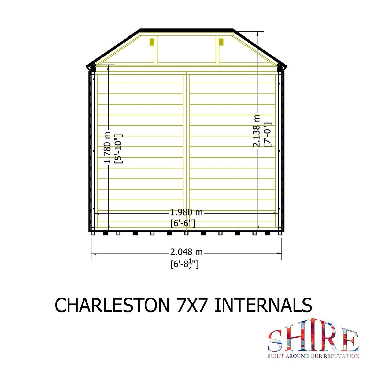 Shire 7x7 Charleston Summerhouse