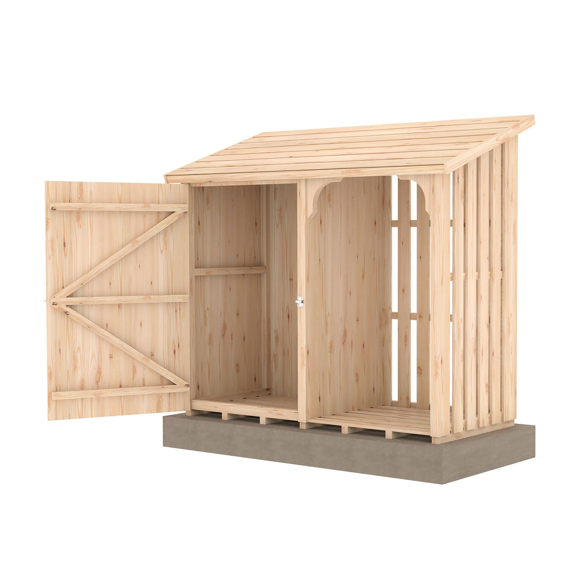 Log Store & Storage Compartment Shire Country