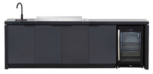 CABINEX Classic Beafeater 5 Burner Gas BBQ Proline Flat Lid