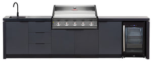 CABINEX Premium Beafeater 5 Burner Gas BBQ 1600E