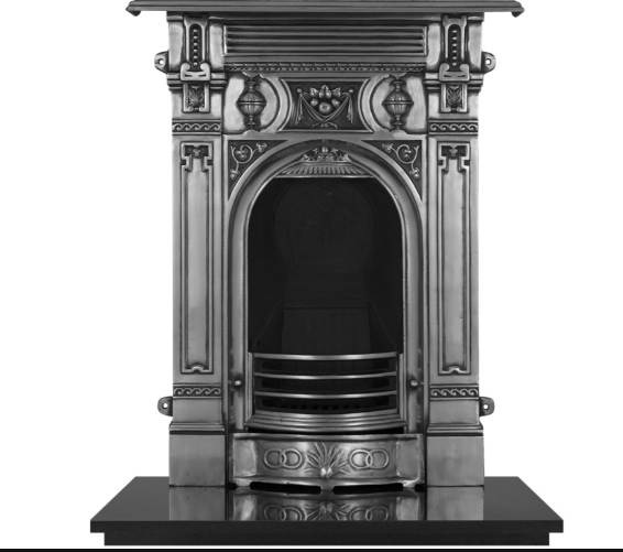 Victorian Cast Iron Combination Fireplace (30") | Traditional Style
