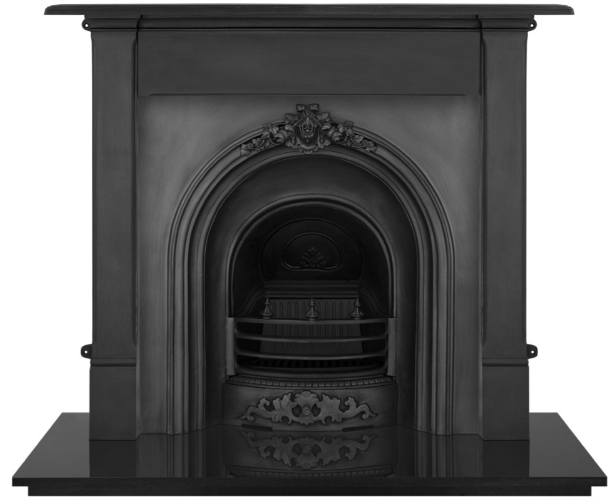 Prince Cast Iron Fireplace Insert (40") | Victorian