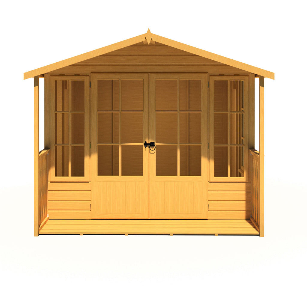 Shire 8x10 Delmora Summerhouse with Veranda