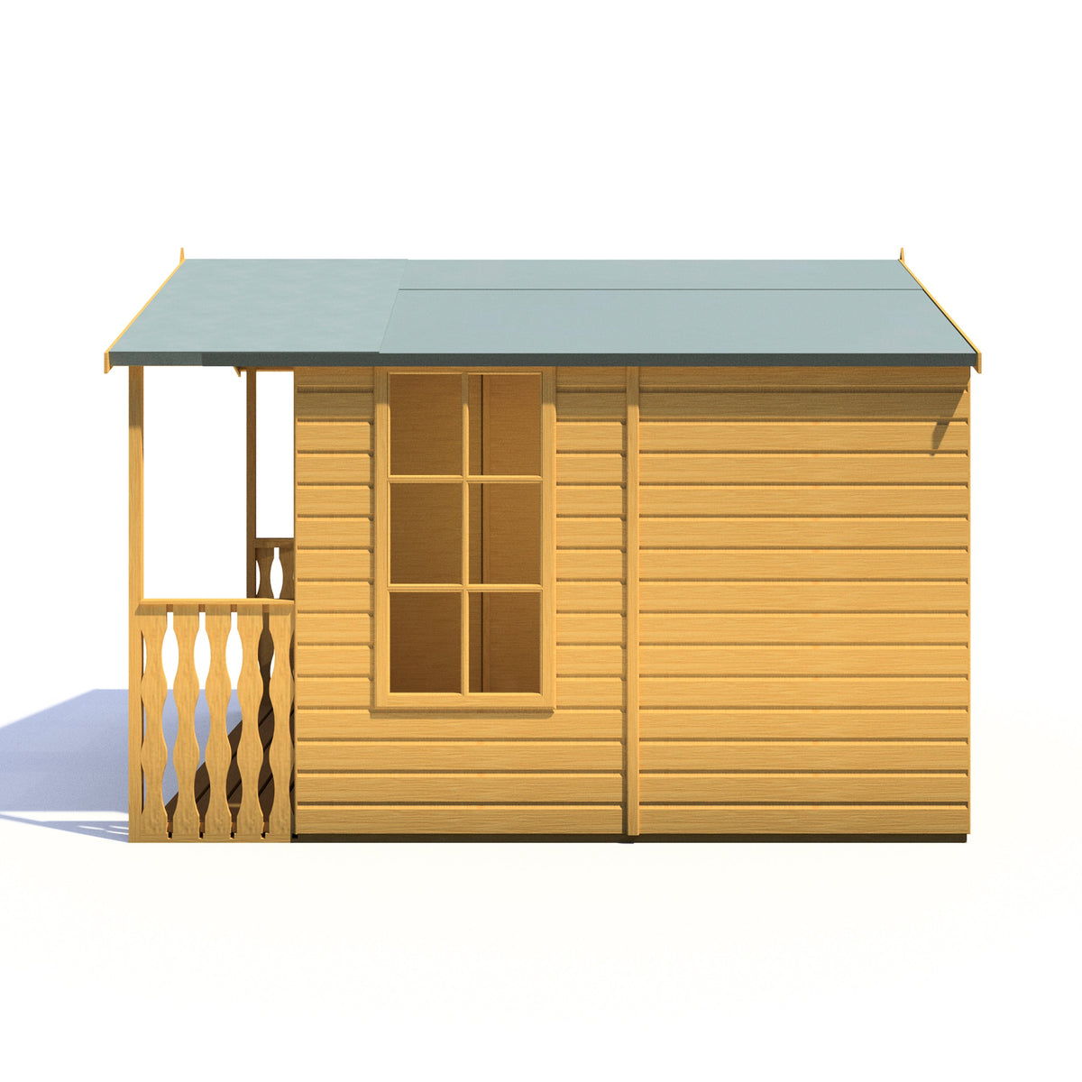 Shire 8x10 Delmora Summerhouse with Veranda