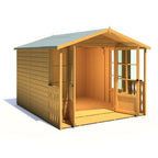 Shire 8x10 Delmora Summerhouse with Veranda