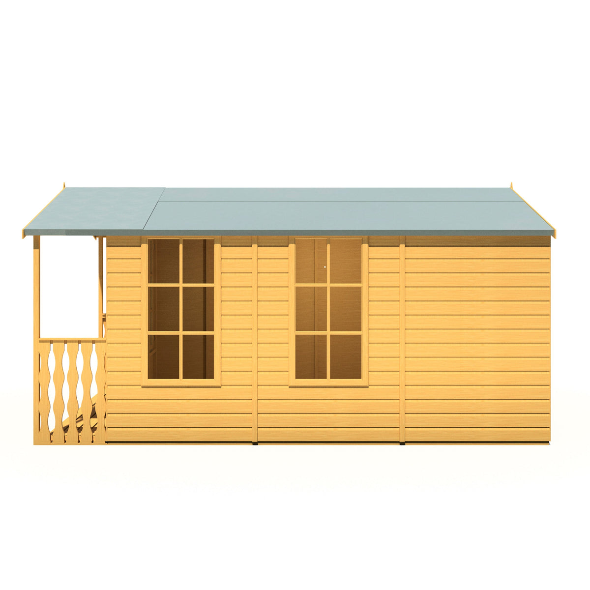 Shire 8x14 Delmora Summerhouse with Veranda