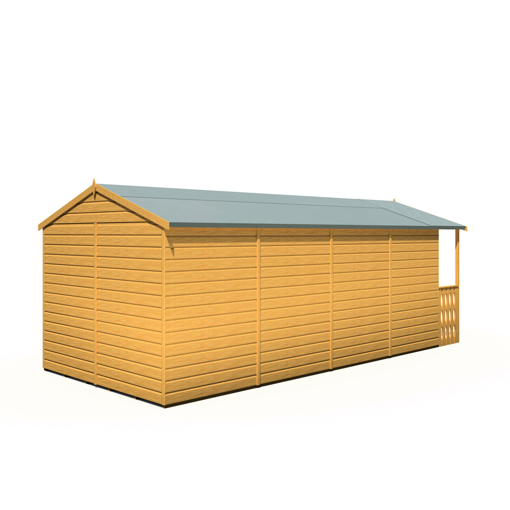 Shire 8x18 Delmora Summerhouse with Veranda