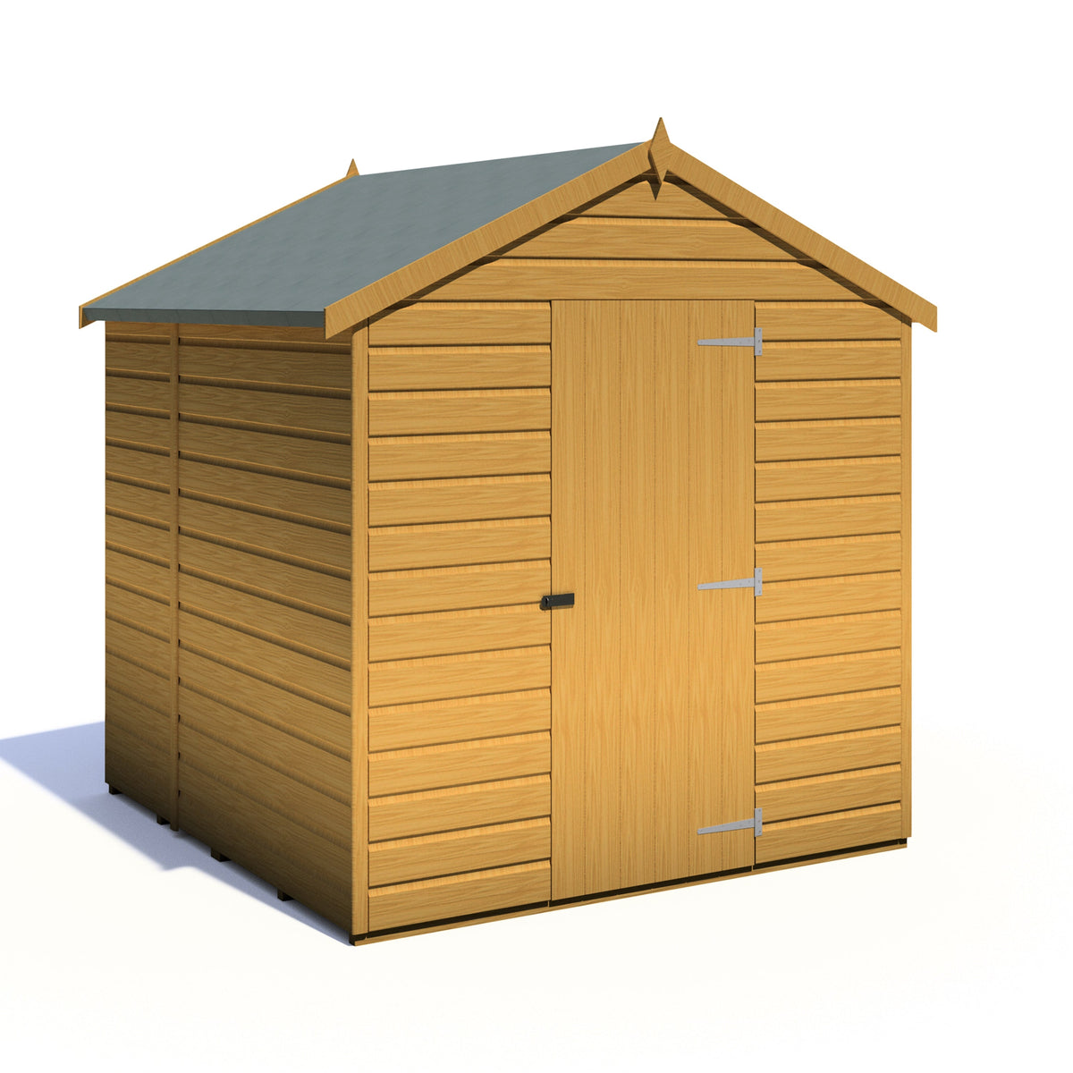 6x4 Garden Shed Shire Bute Shiplap Apex with Double Doors