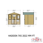 Shire 7x5 Haddon Summerhouse