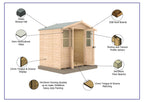 Shire 7x5 Haddon Summerhouse