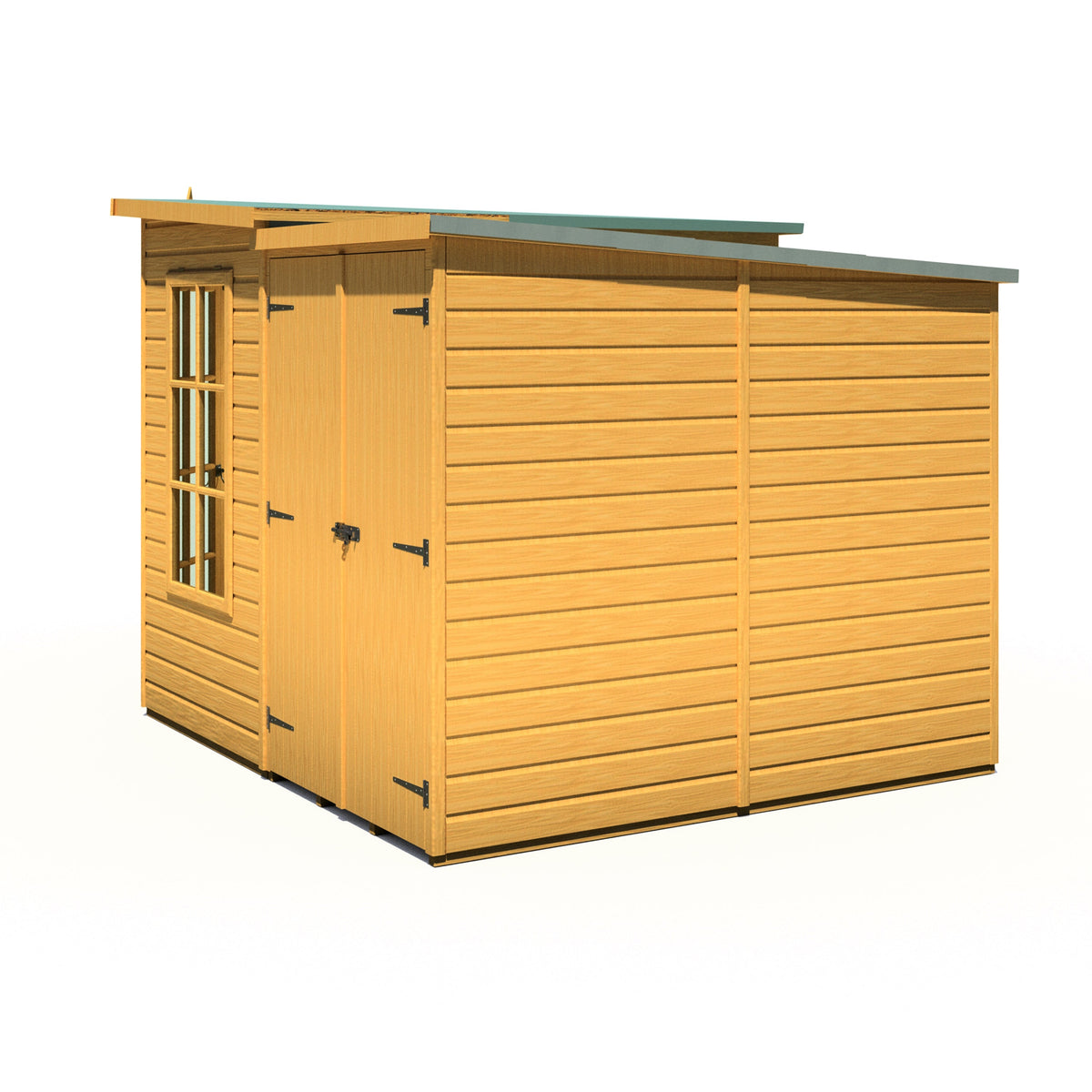 Shire 8x12 Hampton Summerhouse with Side Shed