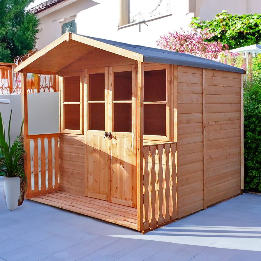 Shire Houghton 7x7 Summerhouse with Verandah