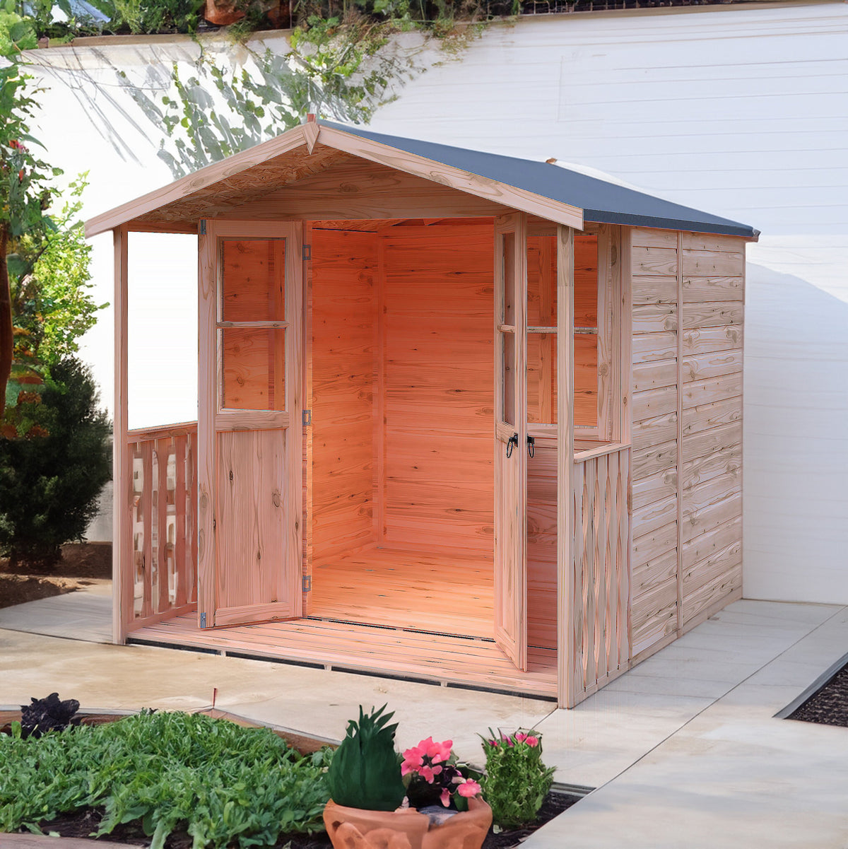 Shire Houghton 7x7 Summerhouse with Verandah