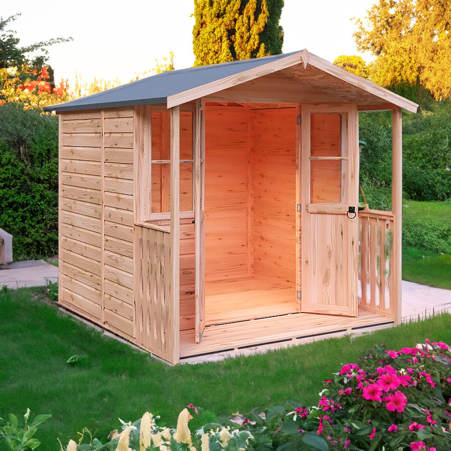 Shire Houghton 7x7 Summerhouse with Verandah