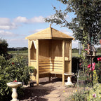 Shire Honeysuckle Corner Pressure Treated Garden Arbour