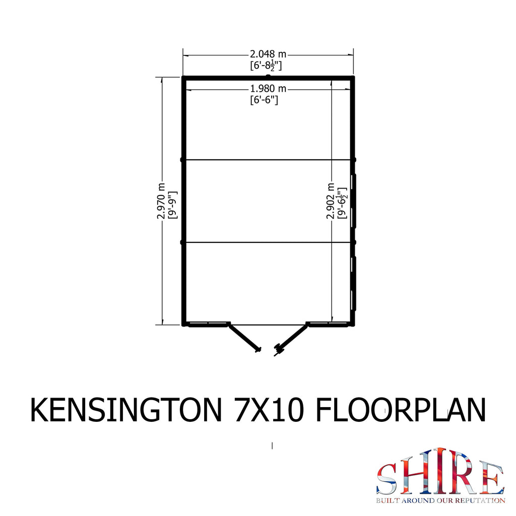 Shire 7x10 Kensington Summerhouse