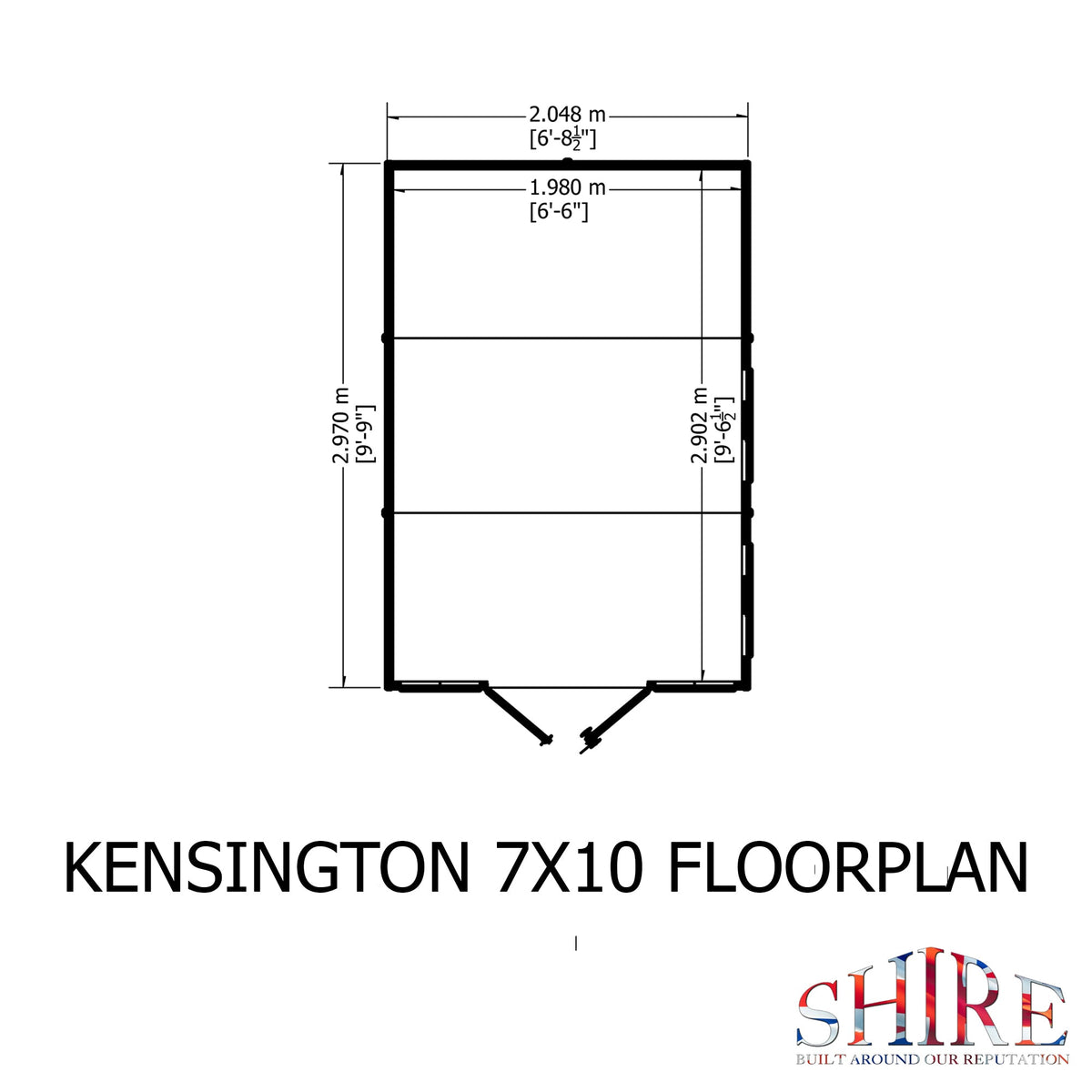 Shire 7x10 Kensington Summerhouse