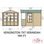 Shire 7x7 Kensington Summerhouse & Veranda